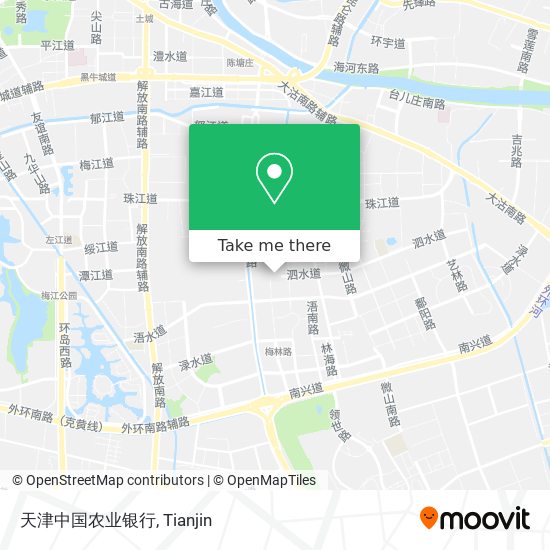 天津中国农业银行 map