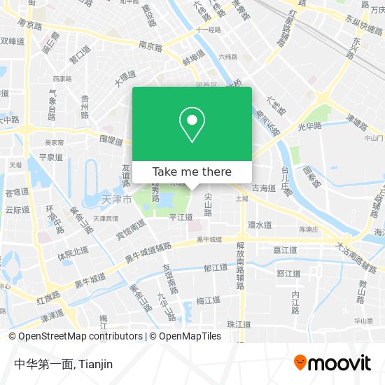 中华第一面 map