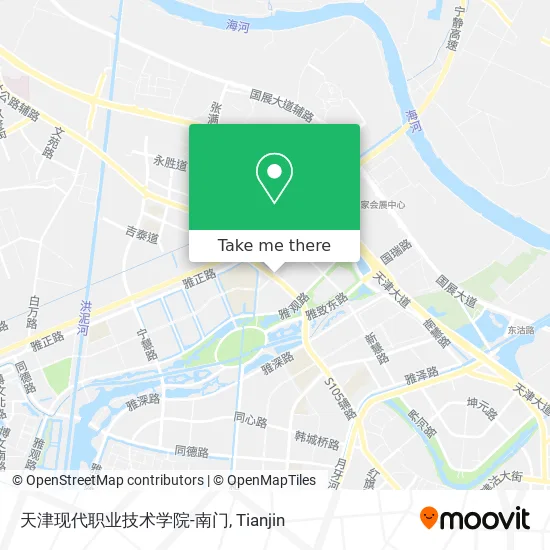 天津现代职业技术学院-南门 map