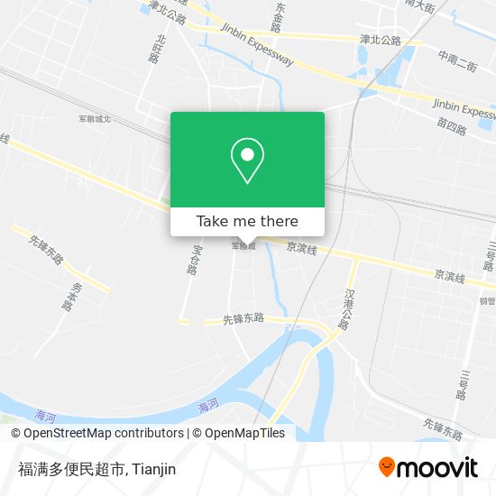 福满多便民超市 map