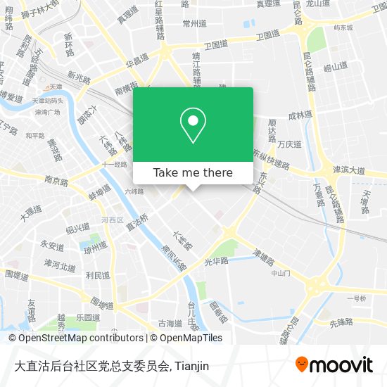 大直沽后台社区党总支委员会 map