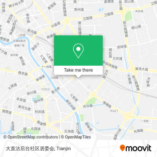 大直沽后台社区居委会 map