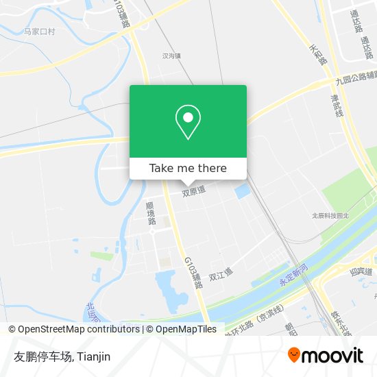 友鹏停车场 map