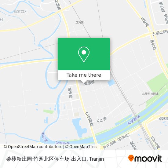 柴楼新庄园·竹园北区停车场-出入口 map