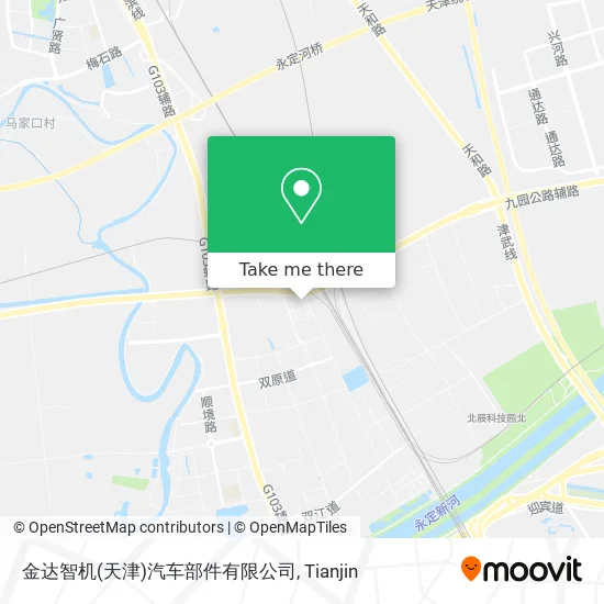金达智机(天津)汽车部件有限公司 map