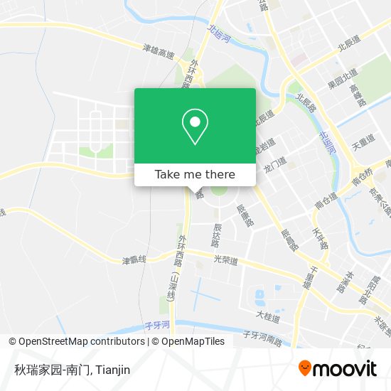 秋瑞家园-南门 map