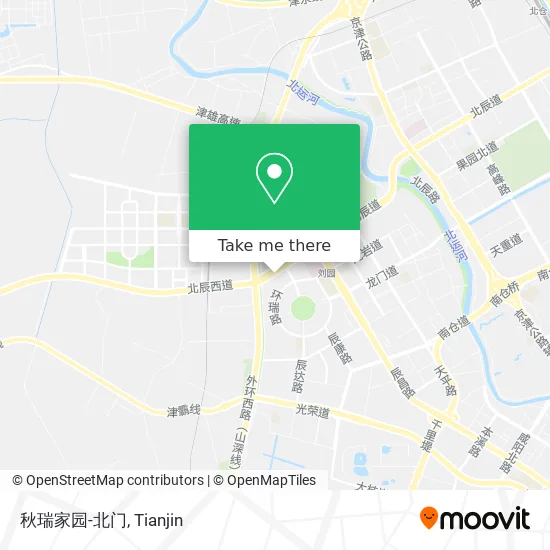 秋瑞家园-北门 map