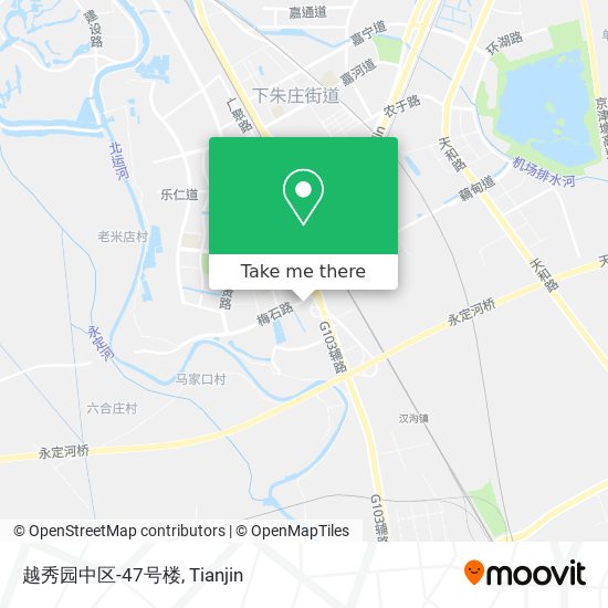 越秀园中区-47号楼 map