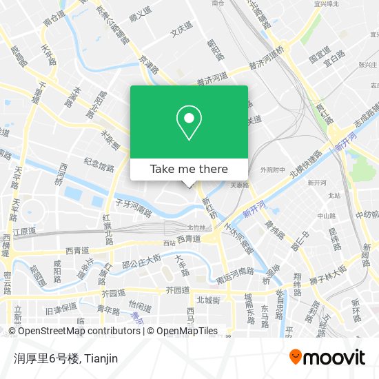 润厚里6号楼 map