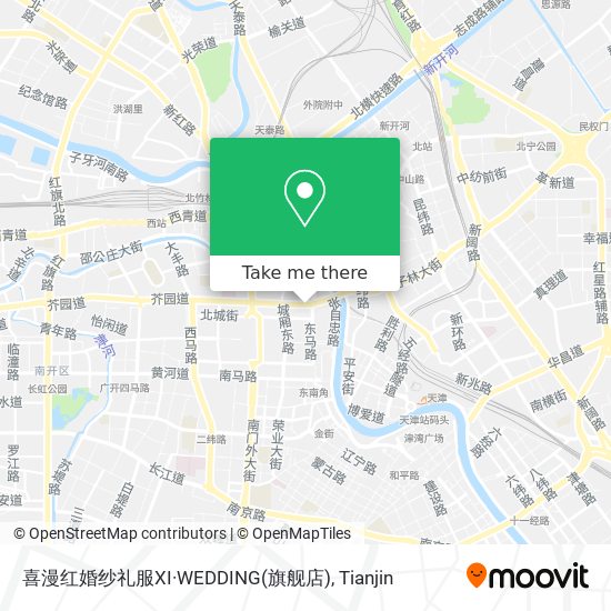 喜漫红婚纱礼服XI·WEDDING(旗舰店) map