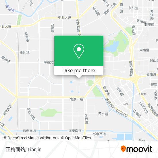 正梅面馆 map