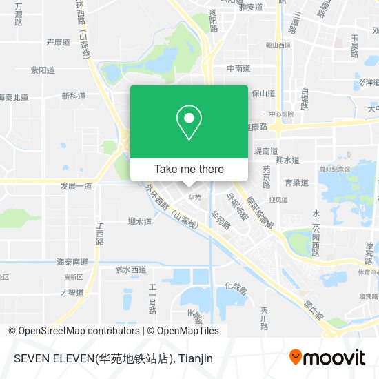 SEVEN ELEVEN(华苑地铁站店) map