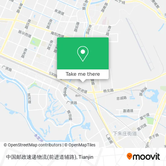 中国邮政速递物流(前进道辅路) map