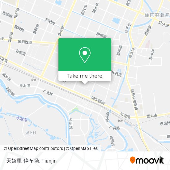 天娇里-停车场 map