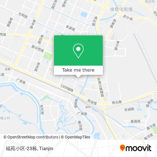 福苑小区-23栋 map