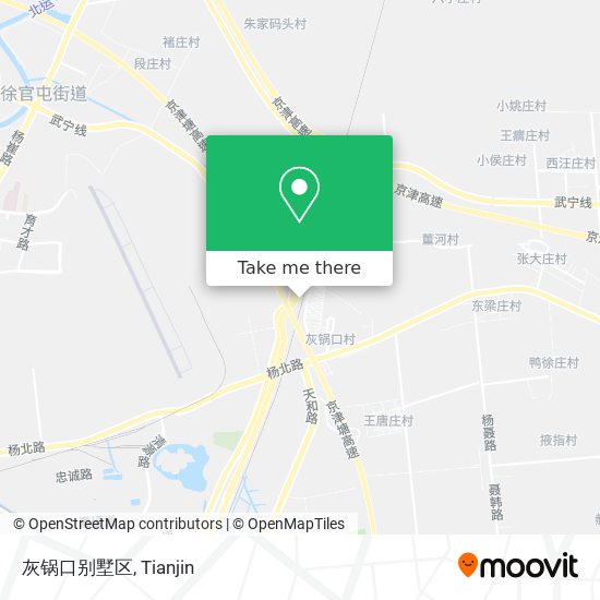 灰锅口别墅区 map
