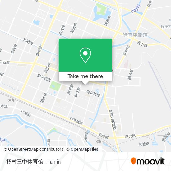 杨村三中体育馆 map