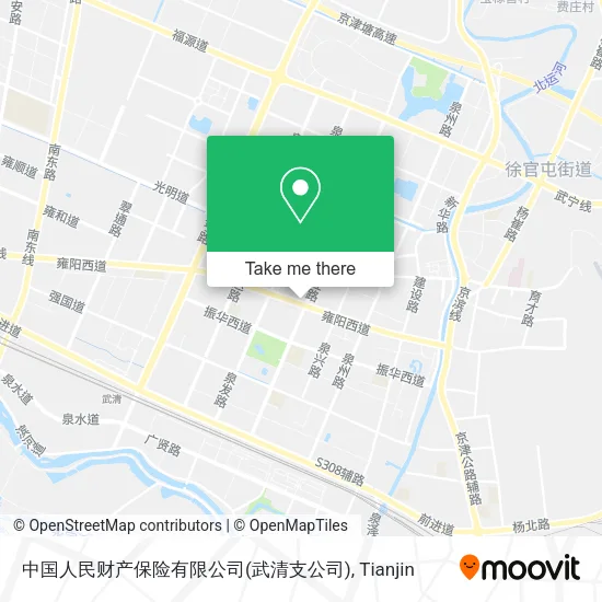 中国人民财产保险有限公司(武清支公司) map