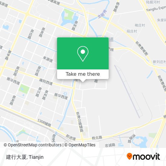 建行大厦 map