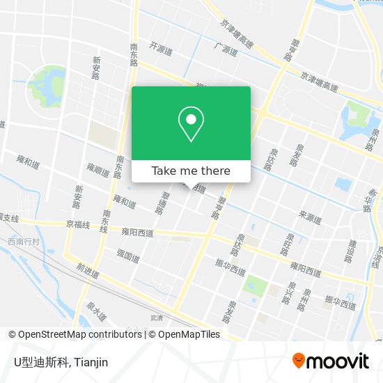 U型迪斯科 map
