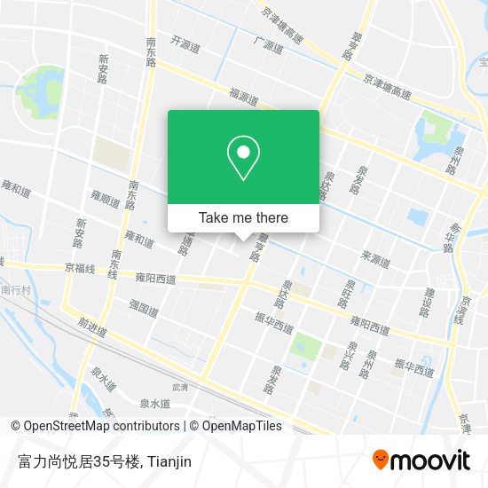 富力尚悦居35号楼 map