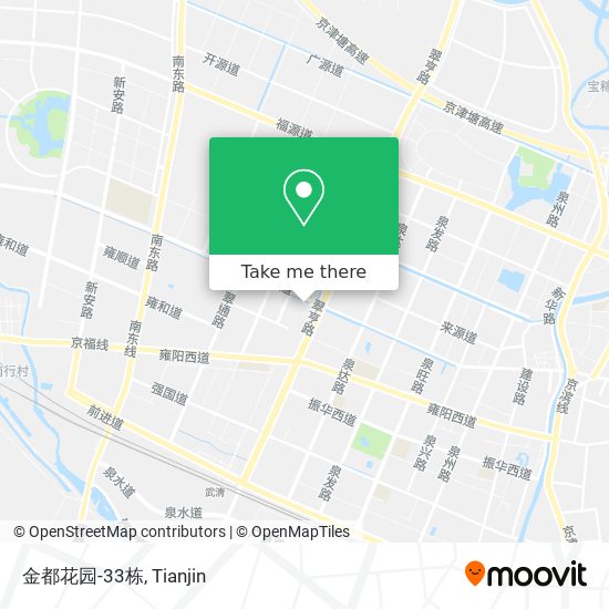金都花园-33栋 map