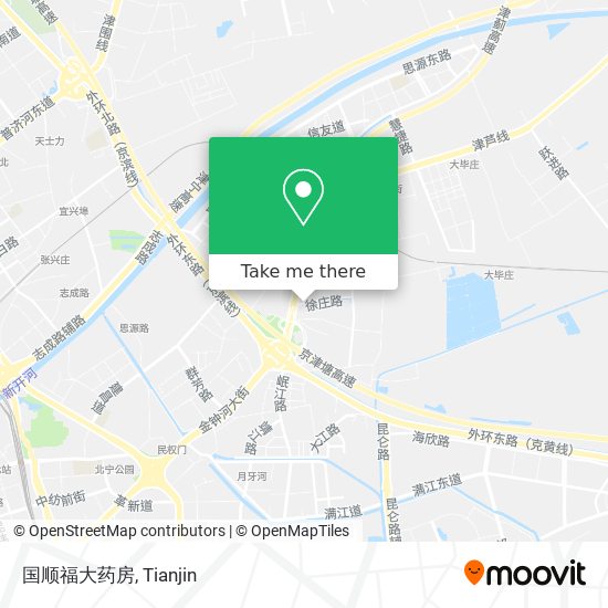 国顺福大药房 map