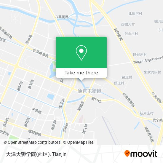 天津天狮学院(西区) map