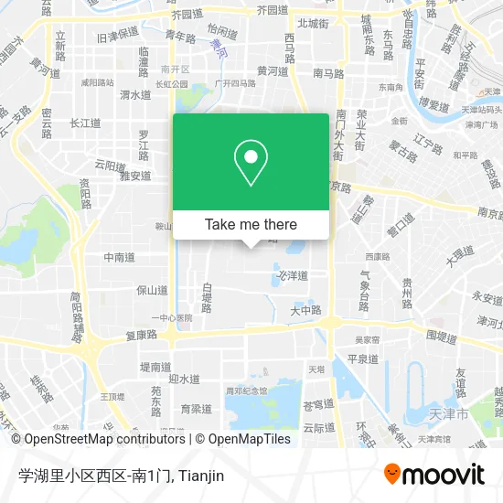 学湖里小区西区-南1门 map