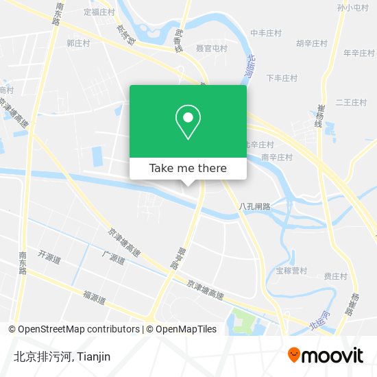 北京排污河 map