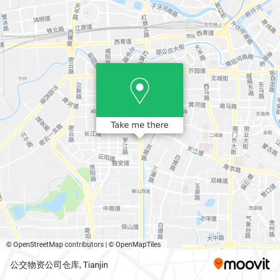 公交物资公司仓库 map