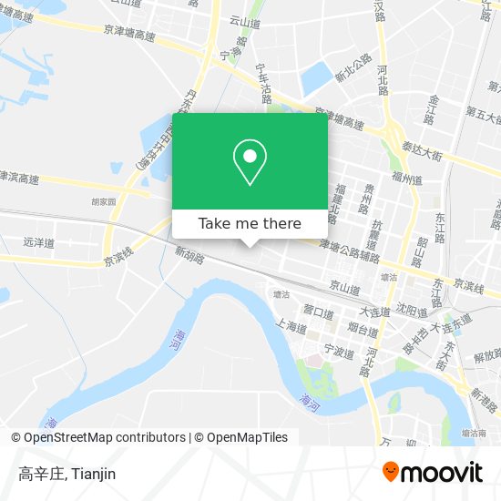 高辛庄 map