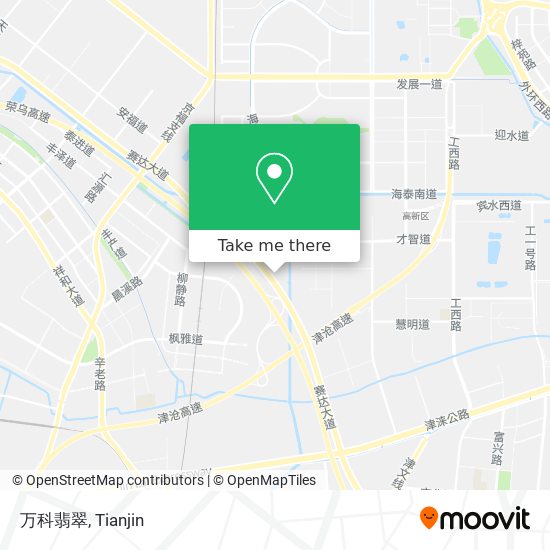 万科翡翠 map