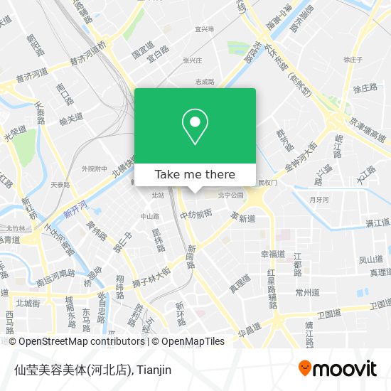 仙莹美容美体(河北店) map