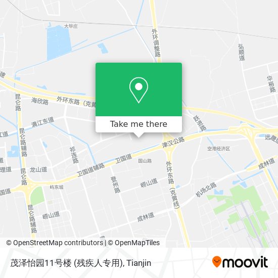 茂泽怡园11号楼 (残疾人专用) map