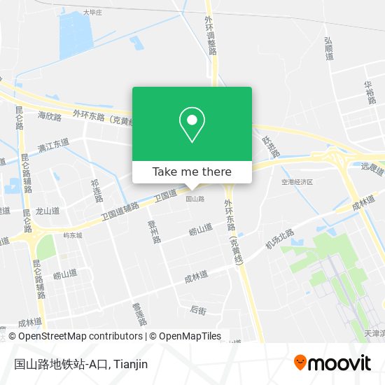 国山路地铁站-A口 map