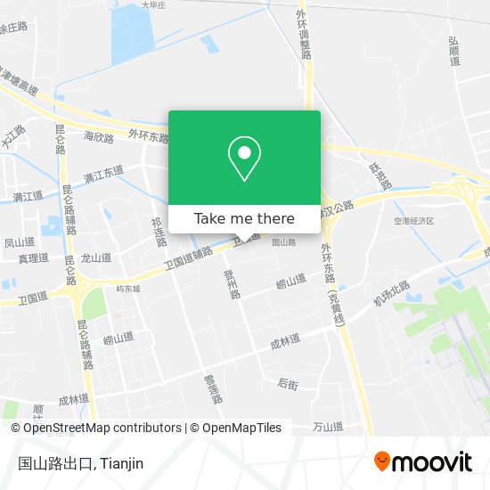 国山路出口 map