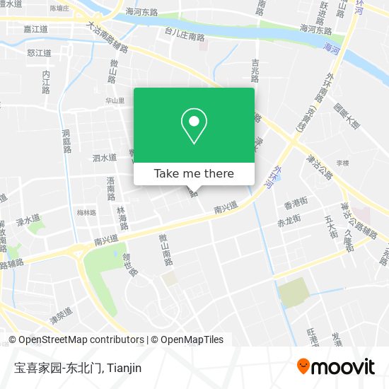 宝喜家园-东北门 map