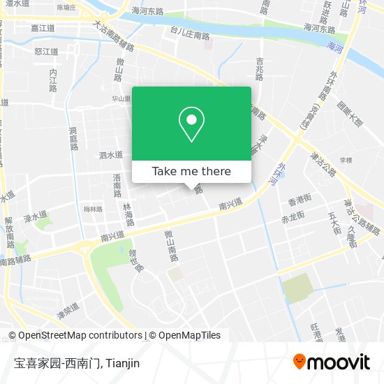 宝喜家园-西南门 map