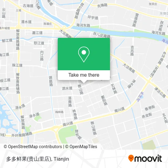 多多鲜果(贵山里店) map