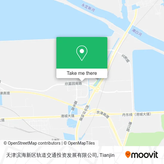 天津滨海新区轨道交通投资发展有限公司 map