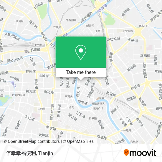 佰幸幸福便利 map