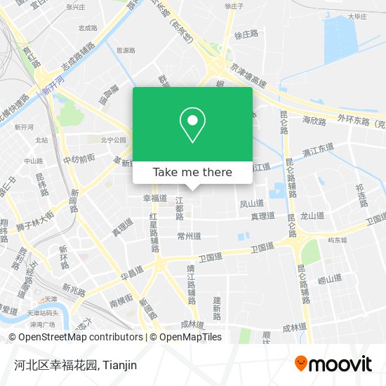 河北区幸福花园 map