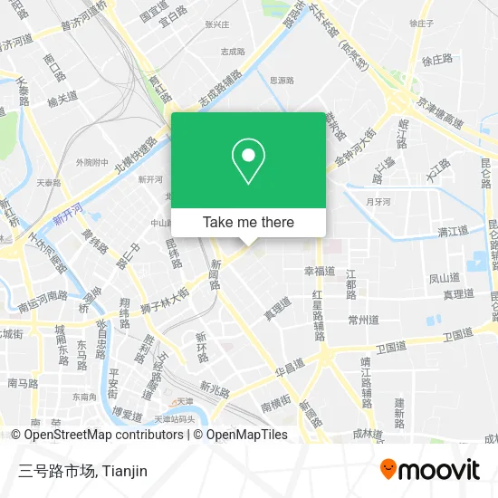 三号路市场 map