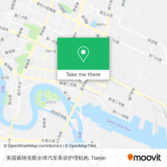 美国索纳克斯全球汽车美容护理机构 map