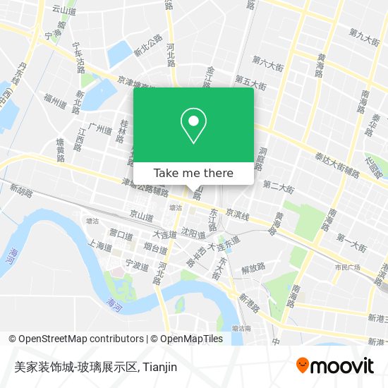 美家装饰城-玻璃展示区 map