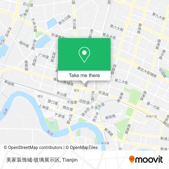 美家装饰城-玻璃展示区 map