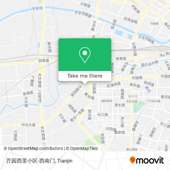 芥园西里小区-西南门 map