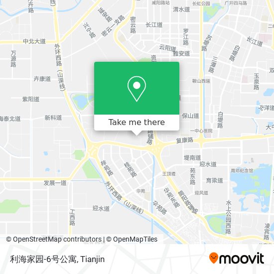 利海家园-6号公寓 map
