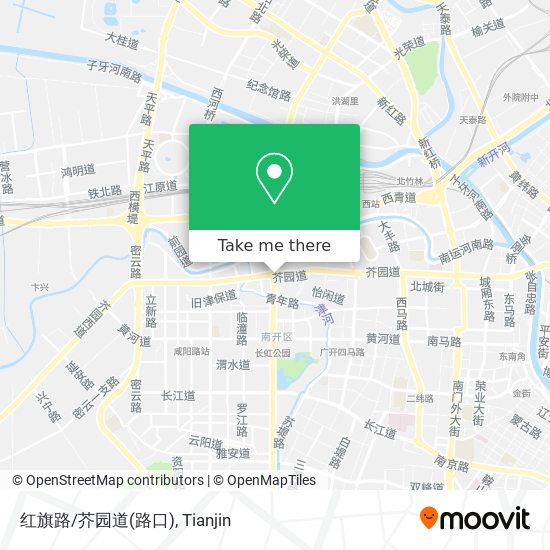 红旗路/芥园道(路口) map